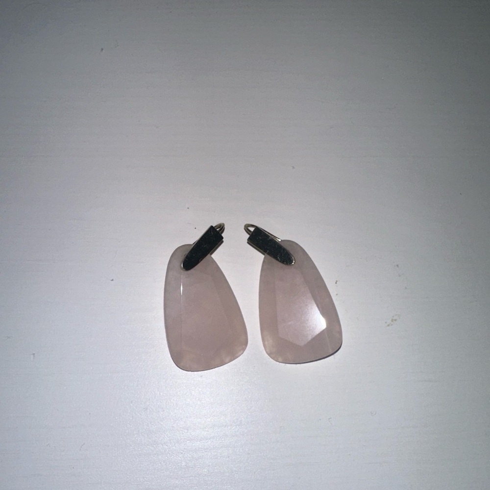 Kendra Scott Rose Quartz Drop Earring